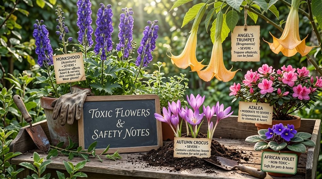 Toxic Flowers and Safety Notes